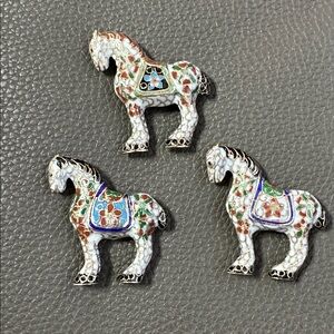 Rare Vintage Cloisonné Horse